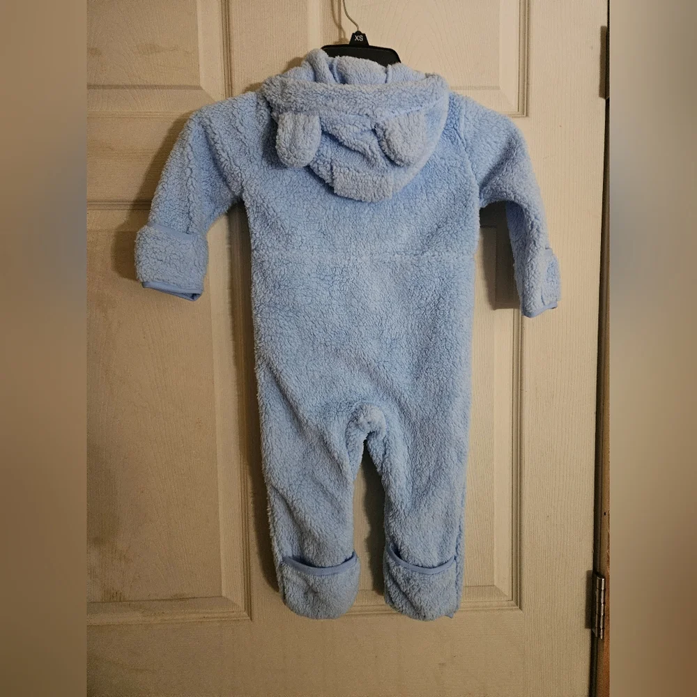 The North Face Campshire Fleece One-Piece: CORNFLOWER BLUE: NWT: 12-18 MTH